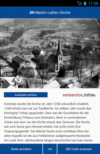 Screenshot aus der Trittau.app